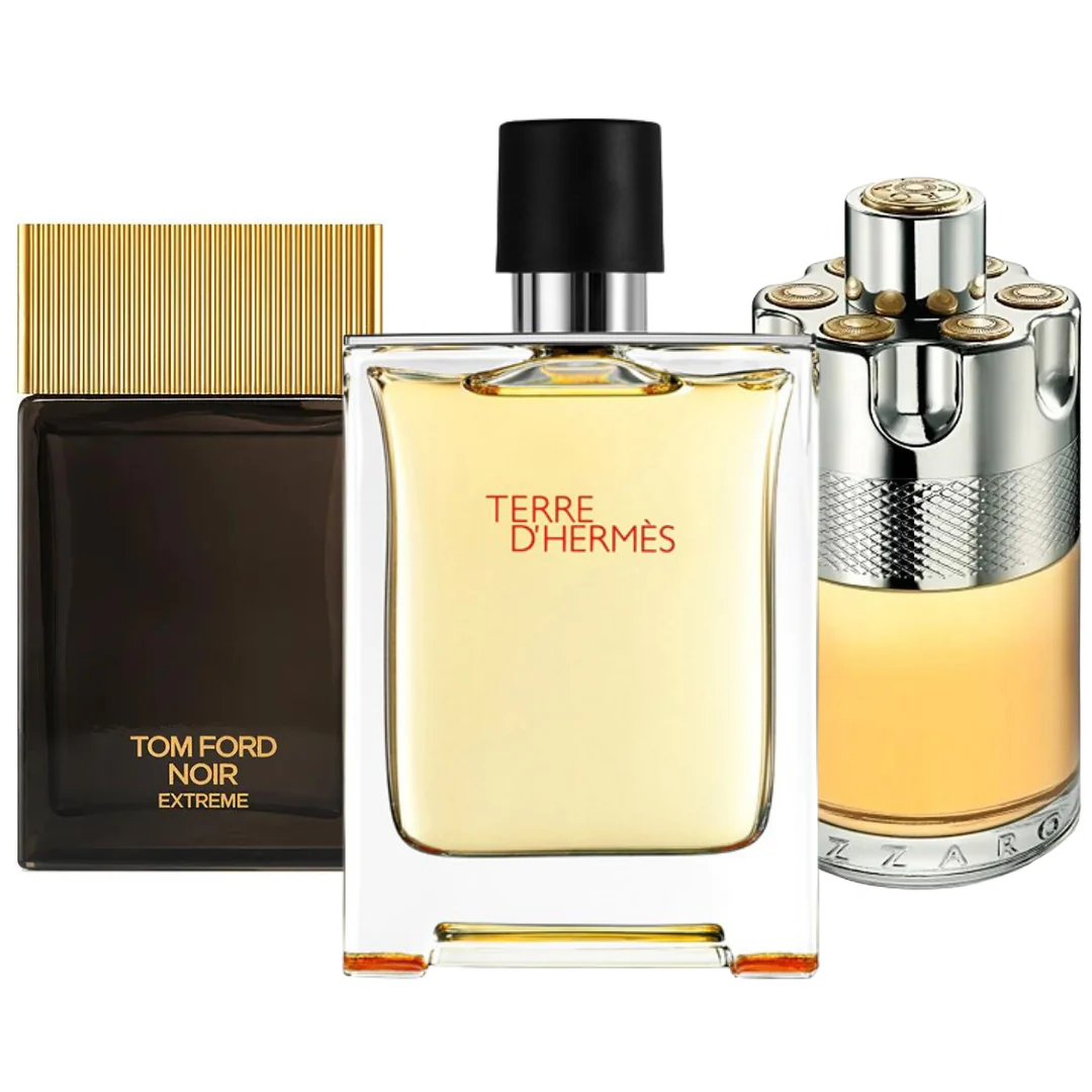Pack 3 Parfums Terre d'Hermès, Azzaro Wanted, Tom Ford Noir Extreme (Eau de Parfum)